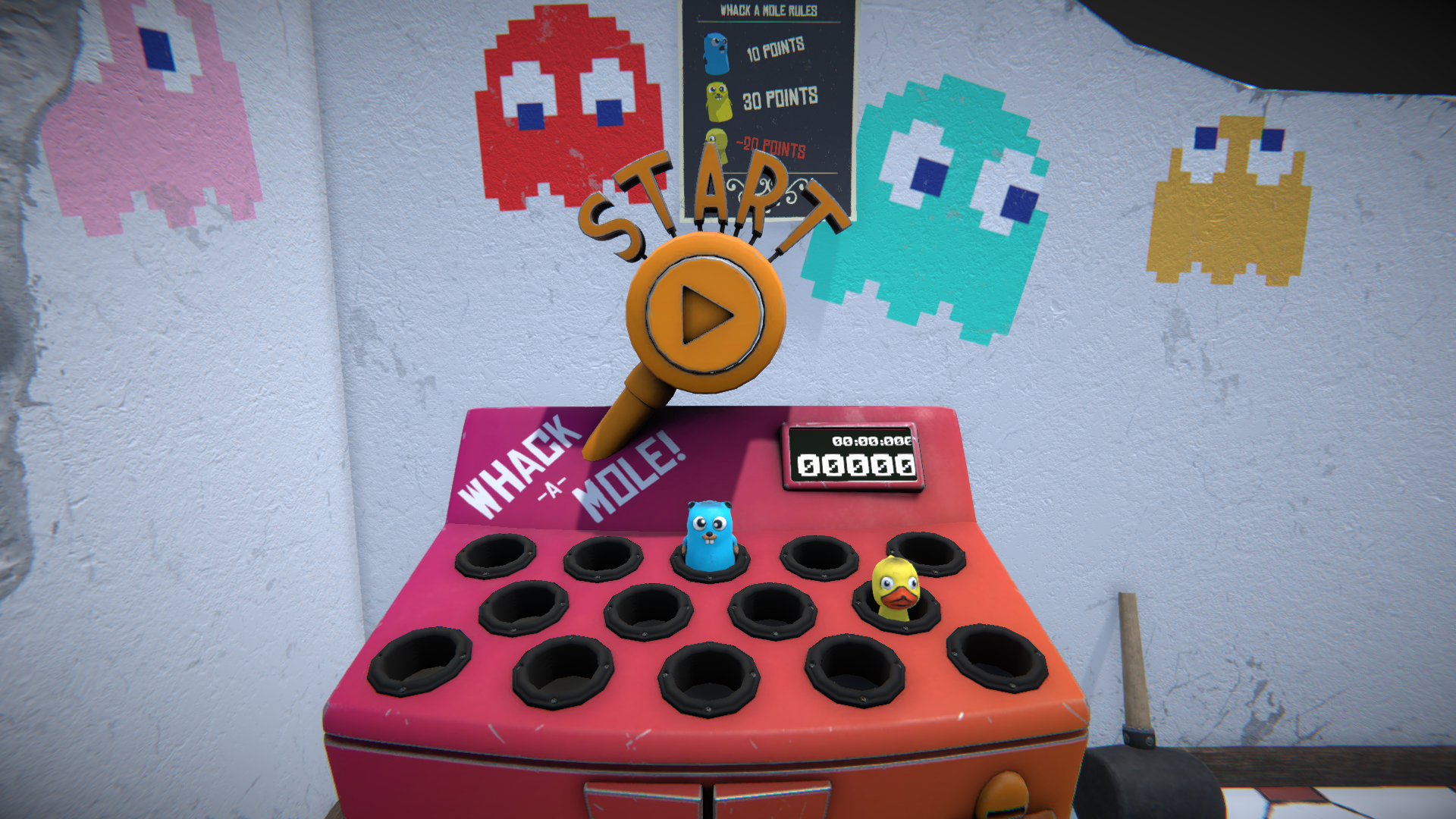 Whack a Mole VR gameplay image 4